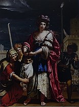 Giuditta dem taka ke Oloferne, gan Elisabeta Sirani, 1658