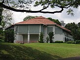 The southern facade of Sri Temasek