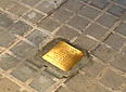 Der bislang einzige Stolperstein in der katala­nischen Gemeinde El Palà de Torroella