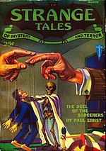 Strange Tales of Mystery and Terror cover for March 1932