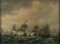Сражение в бухте Киберон (1759).