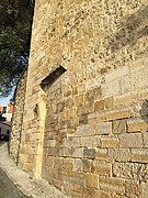 Torre de S. Lourenço, looking out through former gate from inside cerca fernandina.