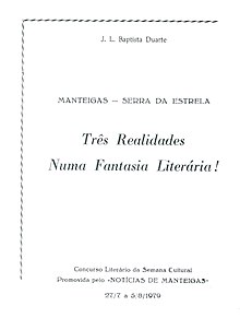 Três Realidades numa Fantasia Literária (1979), por José Lucas Baptista Duarte