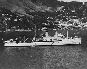 USS Aroostook in harbor