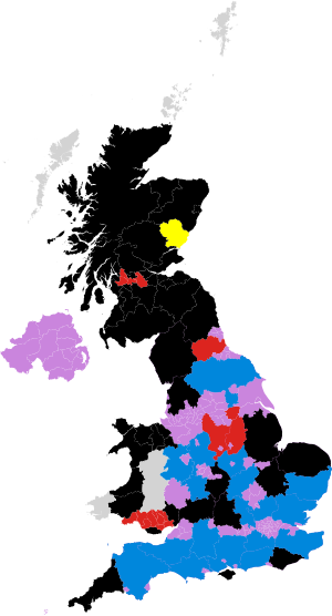 United Kingdom local elections, 2017 - Previous Control.svg