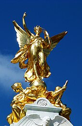 Winged Victory statue, Victoria Memorial, London Winged Victory, Victoria Memorial, London.jpg