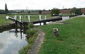 Zouch Lock, on the Zouch Cut — there is also a "flood lock" where the cut passes under the Main Street