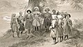 Image 9Meeting of Circassian Princes in the Valley of the Sochi River by Gregory Gagarin (1841). The print depicts several influential Abkhaz noblemen who played an active role in the politics of Abkhazia and in the regional conflicts (from History of Abkhazia)