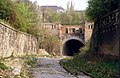 Der Bahnsteigbereich im Jahr 1984