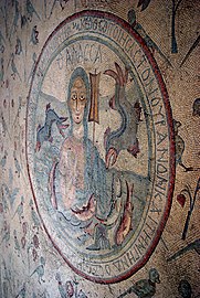 Мозаика (VI век) Церкви Апостолов в Мадабе, Иордания