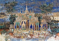 A Ramayana mural at Phnom Penh's Silver Pagoda (2)