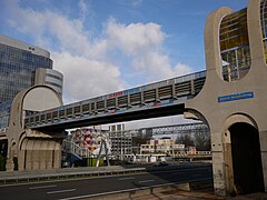 Zoetermeer, temporärer Teil der Nelson-Mandela-Brücke