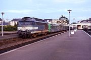 TER in station Saint-Malo in 1992