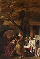 „Abraomas priima tris angelus“ (1660-63, Amsterdamo valstybinis muziejus)