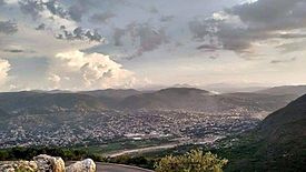 Vista desde la carretera a Ahuatepec