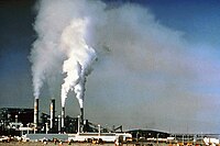 Before flue-gas desulfurization was installed, the emissions from this power plant in New Mexico contained excessive amounts of sulfur dioxide.