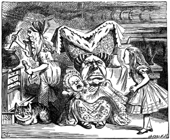 Représentation de la duchesse par John Tenniel