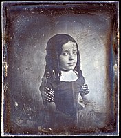 Portrét Charlotte Asser, dcera fotografa, 1842