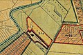 Baustufenplan (Ausschnitt) vom 8. Juni 1938 mit Änderungen (Haspa-Grundstück nördlich Hohenbergstedt) vom 14. Januar 1955