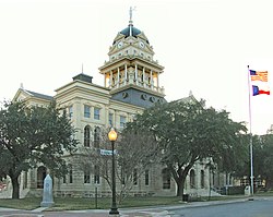 The Bell County Courthouse in Belton