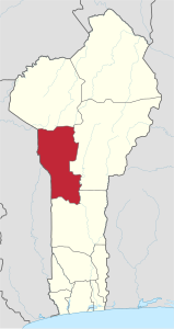 Dipartimento di Donga – Localizzazione