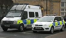 In Great Britain, British Transport Police have full police powers and are a stand-alone special police force. British Transport Police vehicles.jpg