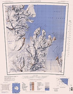 Karta över bergskedjans norra del.