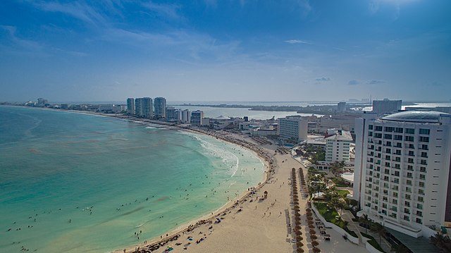 Hotelzone in Cancún