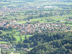 Skyline of Cervasca