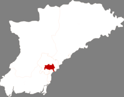 Location of the county