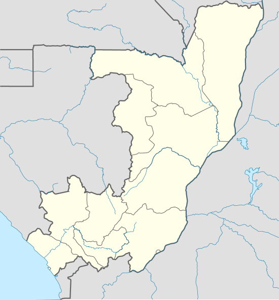 Carte de République du Congo