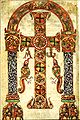 Crux gemmata iz otoškega iluminiranega rokopisa