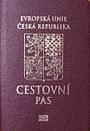 Titulní strana cestovního pasu vzor 2006