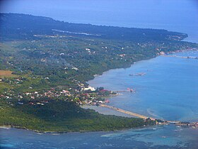 Aerial view of Dauis, Panglao Island