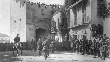 Generál Allenby vstupuje do Jeruzalema, 11. december 1917