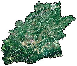 Location of Dumbrăveni