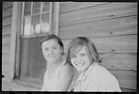 Elizabeth a Ida Ruth Tengle, Hale County, Alabama