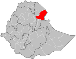Zone 1 location in Ethiopia