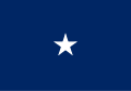 Bendera laksamana pertama Angkatan Laut Amerika Serikat.