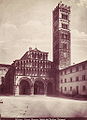 La cathédrale de Lucques dans les années 1880.