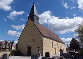 The church in Aunou-sur-Orne