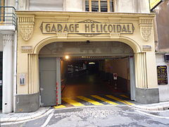 Entrée du garage