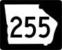 State Route 255 marker