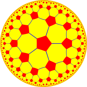 Truncated order-5 square tiling