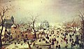 Winterlandschap met IJsvermaak (1608) Hendrick Avercamp, Rieksmuseum