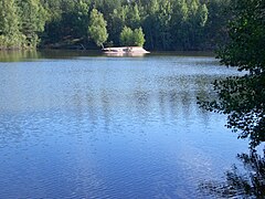 Der Kleine Jägersee westlich von Feucht