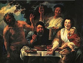 Satyr i chłop ok. 1620, Królewskie Muzea Sztuk Pięknych w Brukseli