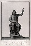 Статуя Юпитера. 1781. Офорт по рисунку Т. Пироли