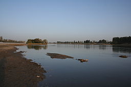 Kaidufloden nära Yanqi