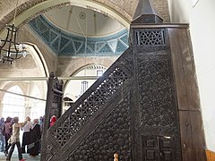 Minbar de la mezquita Alaeddin, Konya (1155-1156)